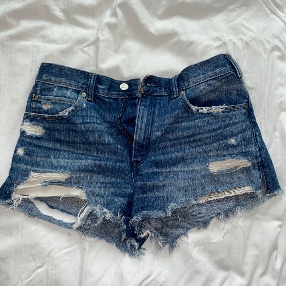 Abercrombie and Fitch High Rise Jean Shorts Size 6, Women’s 28